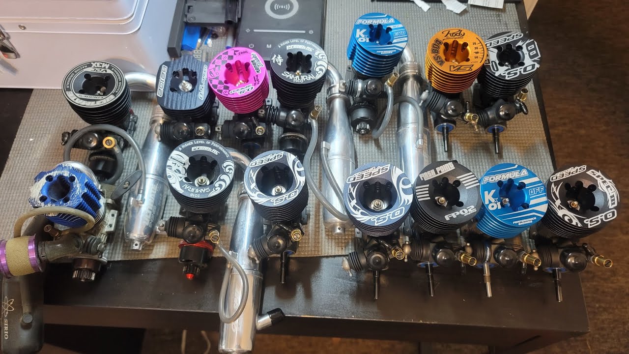 Nitro Engine Collection Part 1 OS Protek Formula Performance Flashpoint Ultimate Racing VS Racing