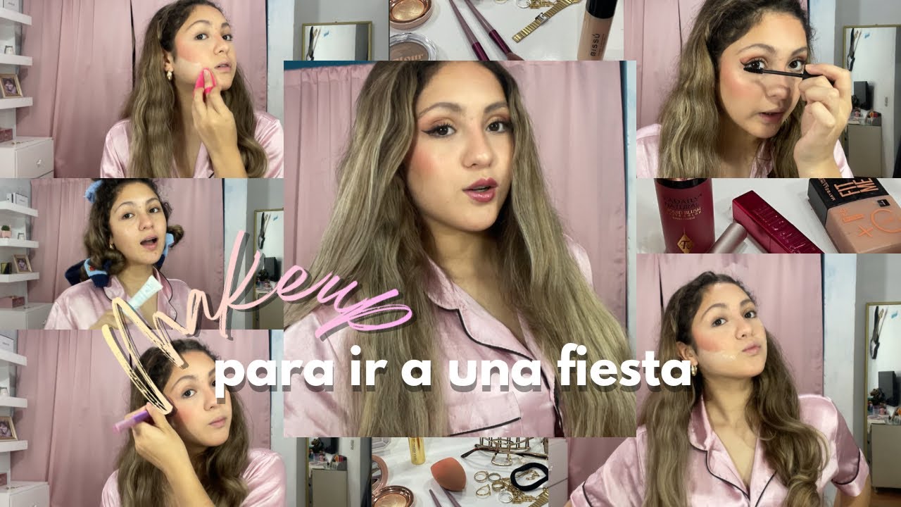 GRWM PARA IR A UNA FIESTA 🪩🍸✨| Tips de maquillaje | Danna Ponche 