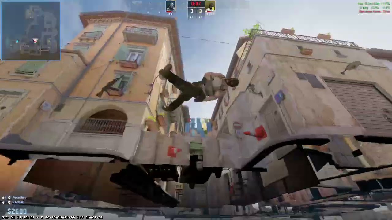 me and my friend play counter strike