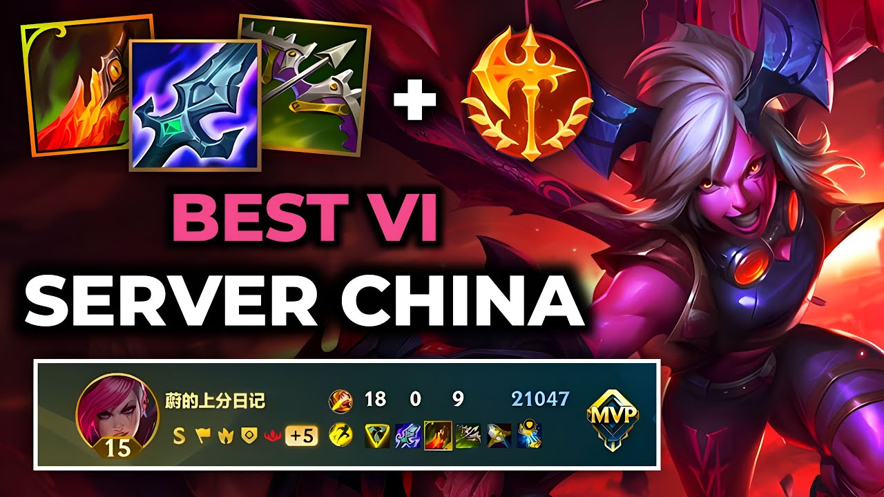 Vi Wild Rift China - Build Runes Guide Patch 6.3g - Gameplay Vi Season 19