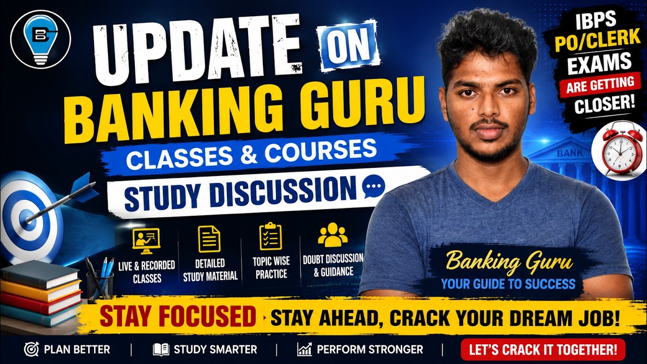 Banking Guru update and study discussion | IBPS PO / Clerk 2026