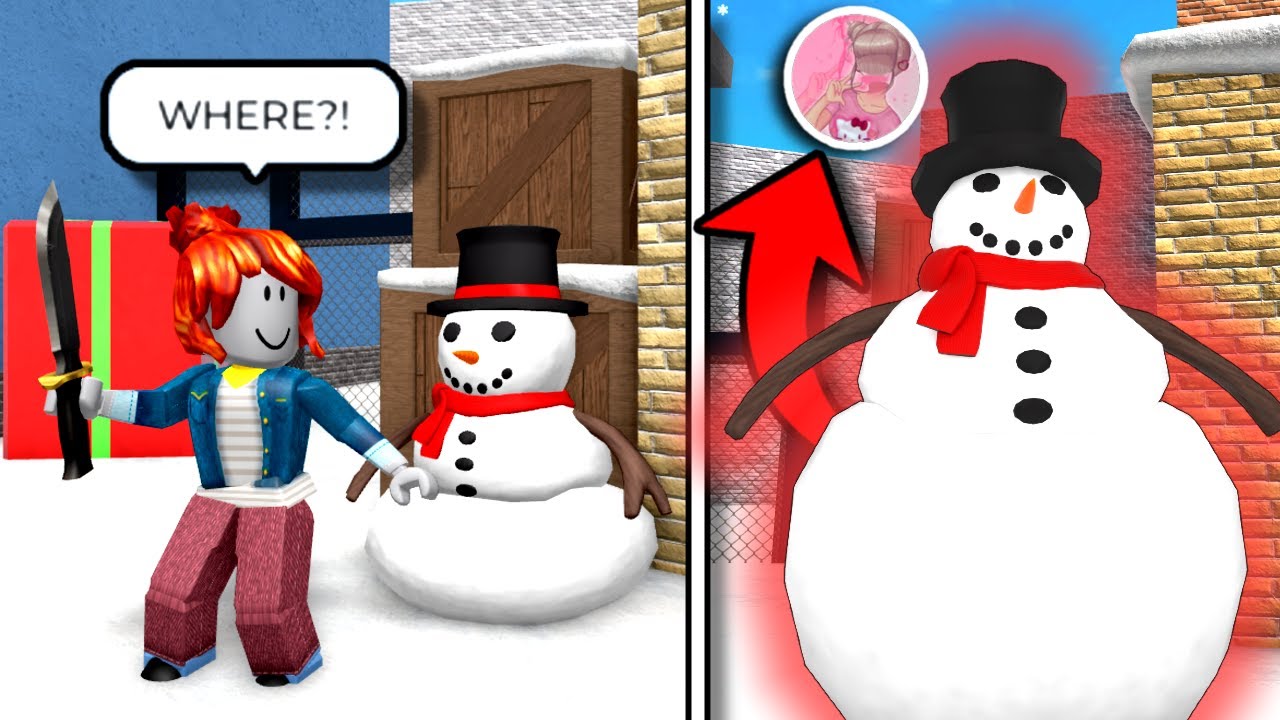 DISGUISING as a SNOWMAN in mm2.. (impossible to find)
