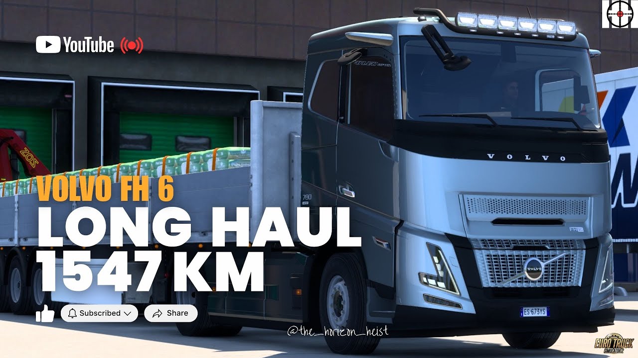 VOLVO FH6 🚛 1547 KM Long Haul | Venice → Southampton | ETS2