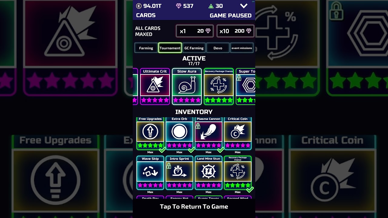 The Tower - Legends Tournament 8 Nov 2025