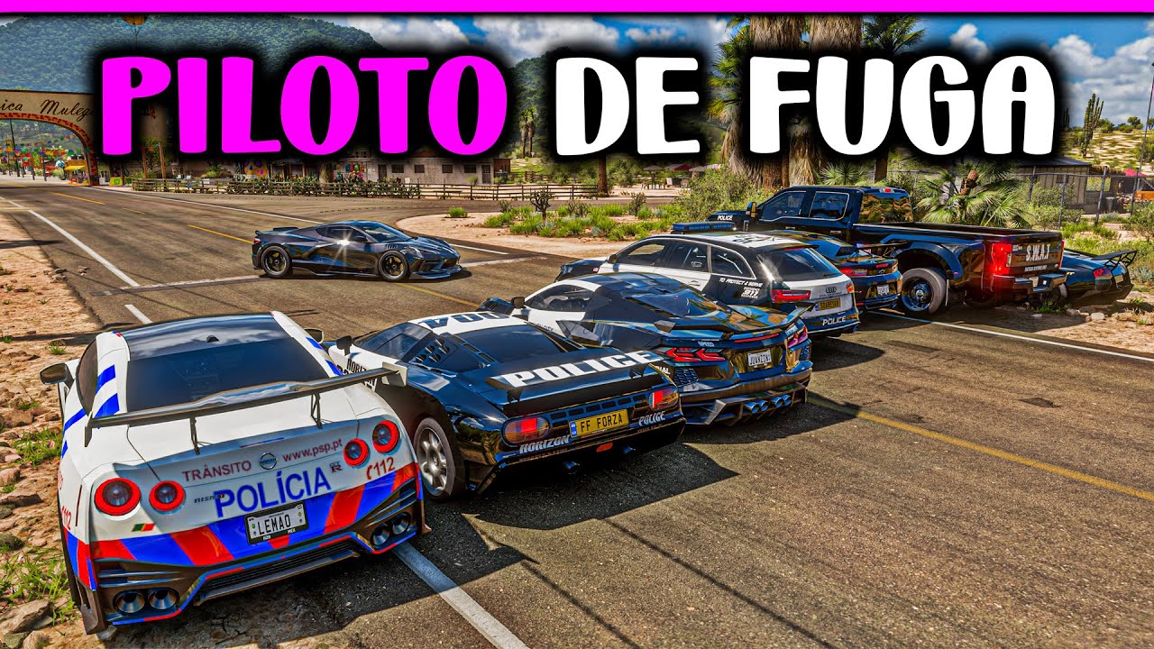 PILOTO de FUGA de BUGATTI - Forza Horizon 5 Gameplay 4k
