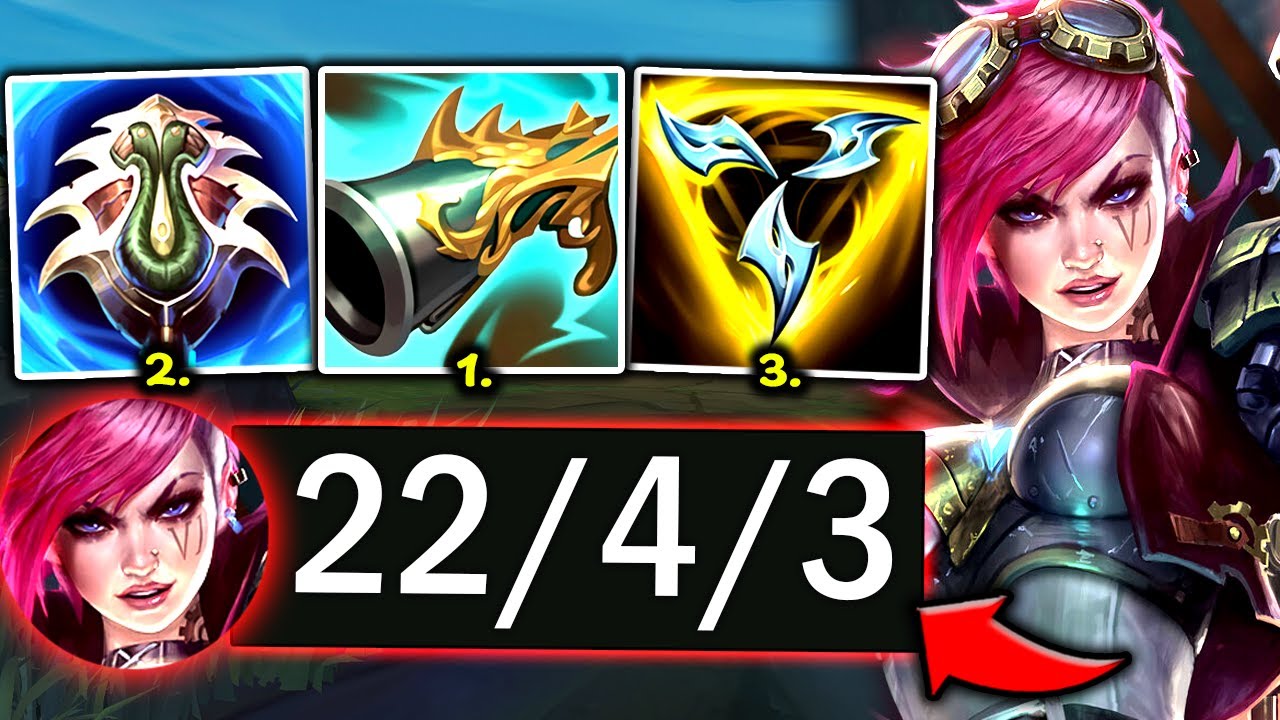 VI TOP BUT I HYPER 1V5 THE ENTIRE GAME (VI IS A 1V5 BEAST👌) - 2025 Vi TOP Gameplay Guide