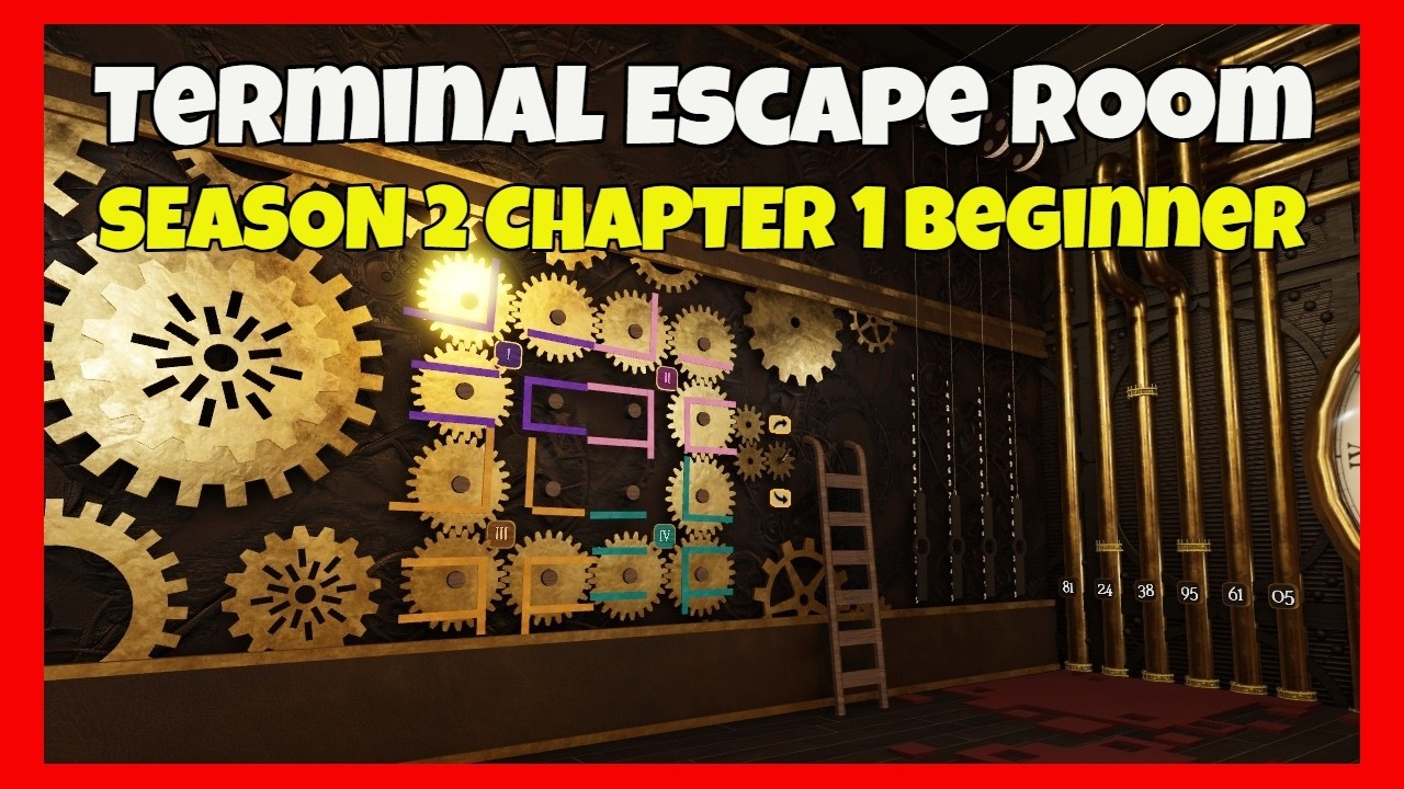 Roblox TERMINAL ESCAPE ROOM Season 2 CHAPTER 1 PART 1 Walkthrough [ Out of Time ]