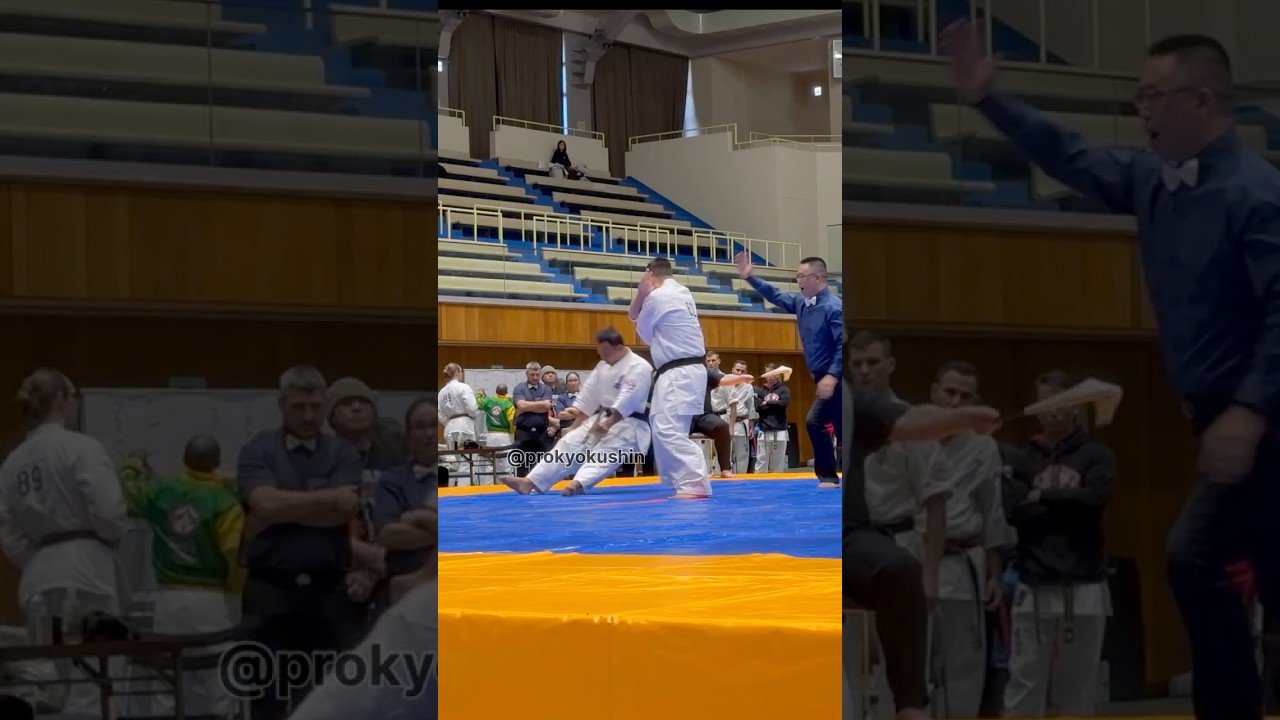 #knockout Sergiy Matkovski (Ukraine) The 6th IKO Matsushima World Kyokushin Karate Tournament 2025