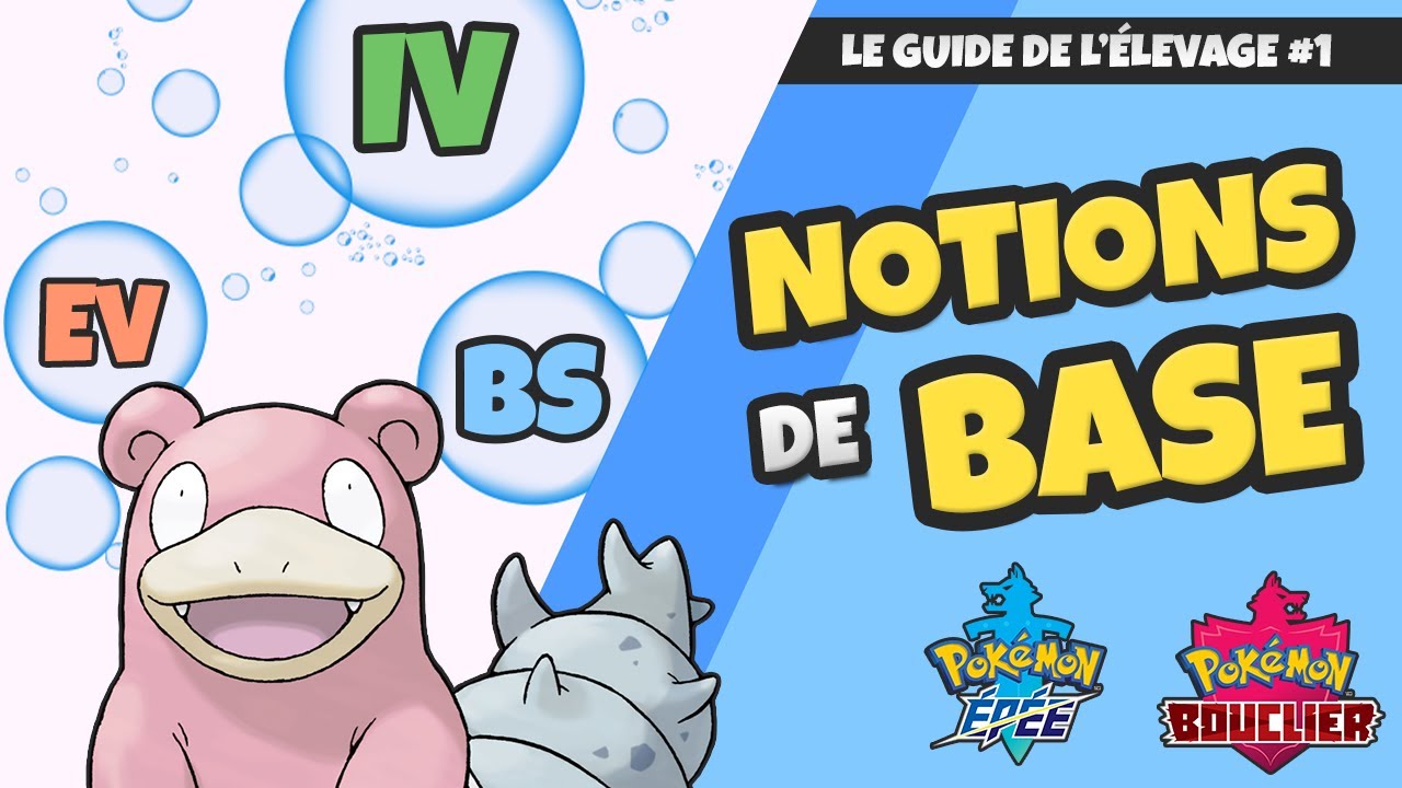 Les NOTIONS de BASE de Pokémon (Nature, IV, EV...) - Guide de l'Élevage de Pokémon Épée et Bouclier