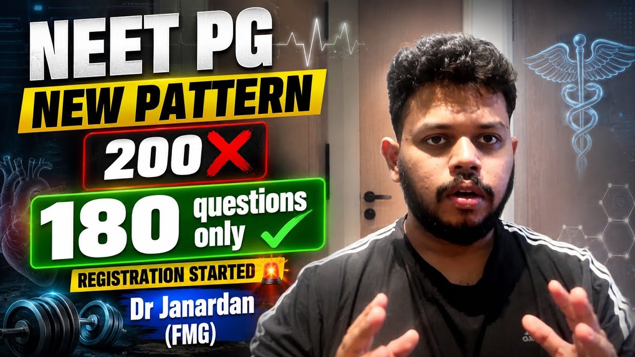 Neet Pg New update EXAM PATTERN 🔥| Registration Starts ✅ | NEET PG 2026