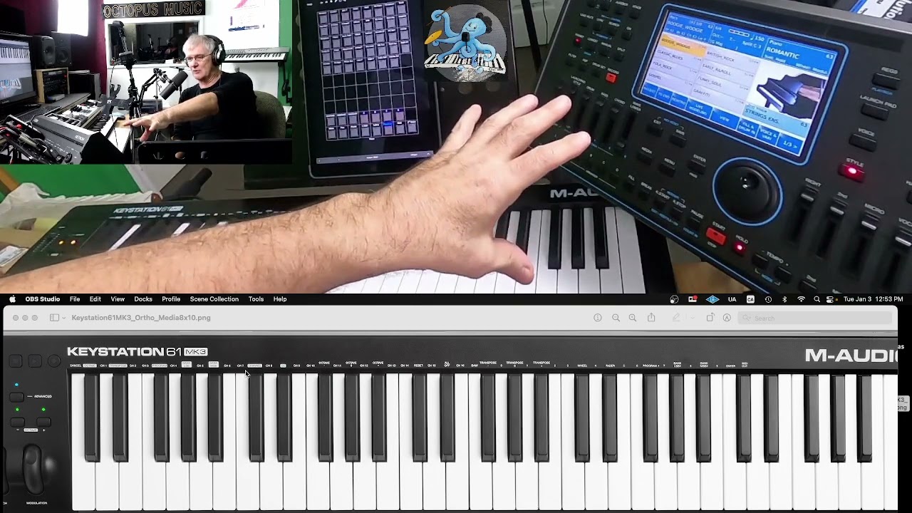 M Audio Keystation 61 MK3 MIDI Klavijatura kontroler