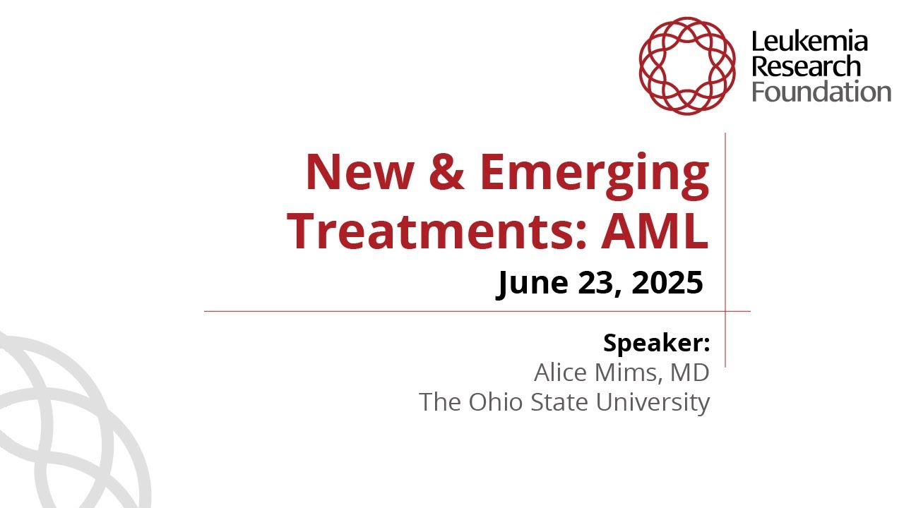 Acute Myeloid Leukemia: Treatment Advances