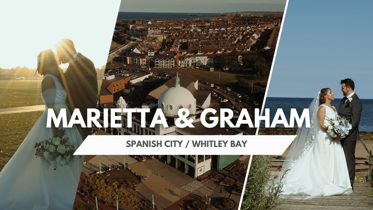Marietta & Graham | Spanish City, Whitley Bay | Highlights wedding film 4K