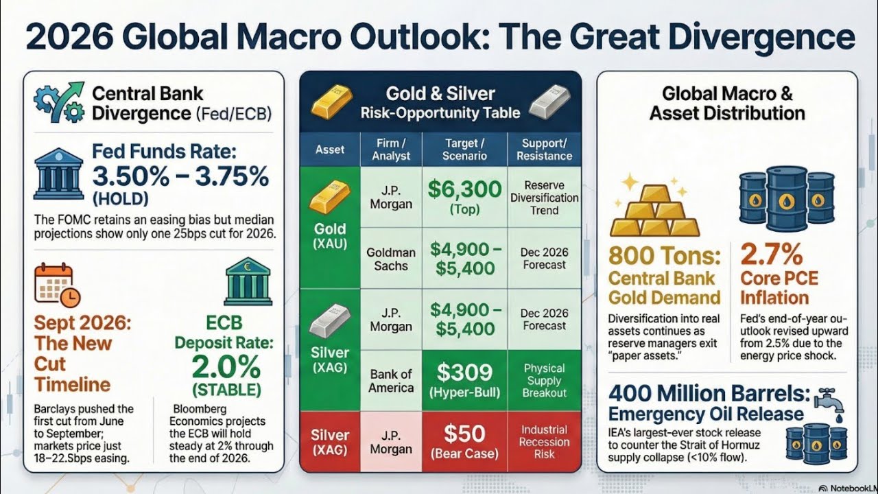 The Great Divergence: Central Bank Fractures, Asymmetric Warfare & 2026 Market Outlook