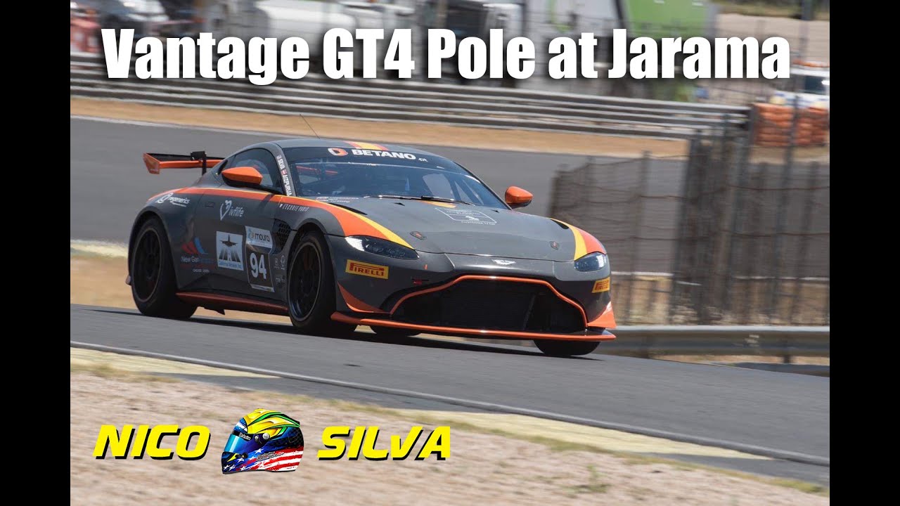 Pole Lap Aston Martin GT4 South European at Jarama - Nico Silva