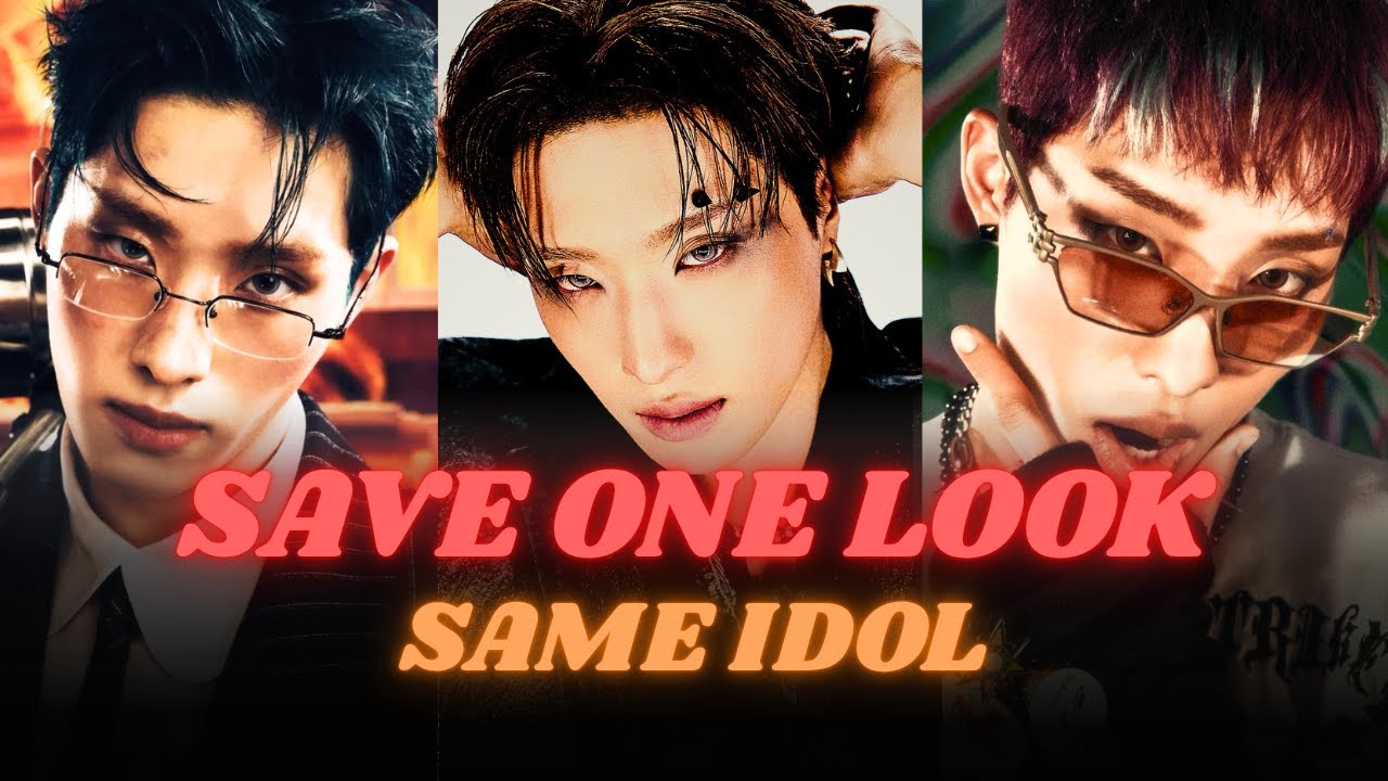 SAVE ONE LOOK | POPULAR KPOP MALE IDOLS 2025 | KPOP GAME