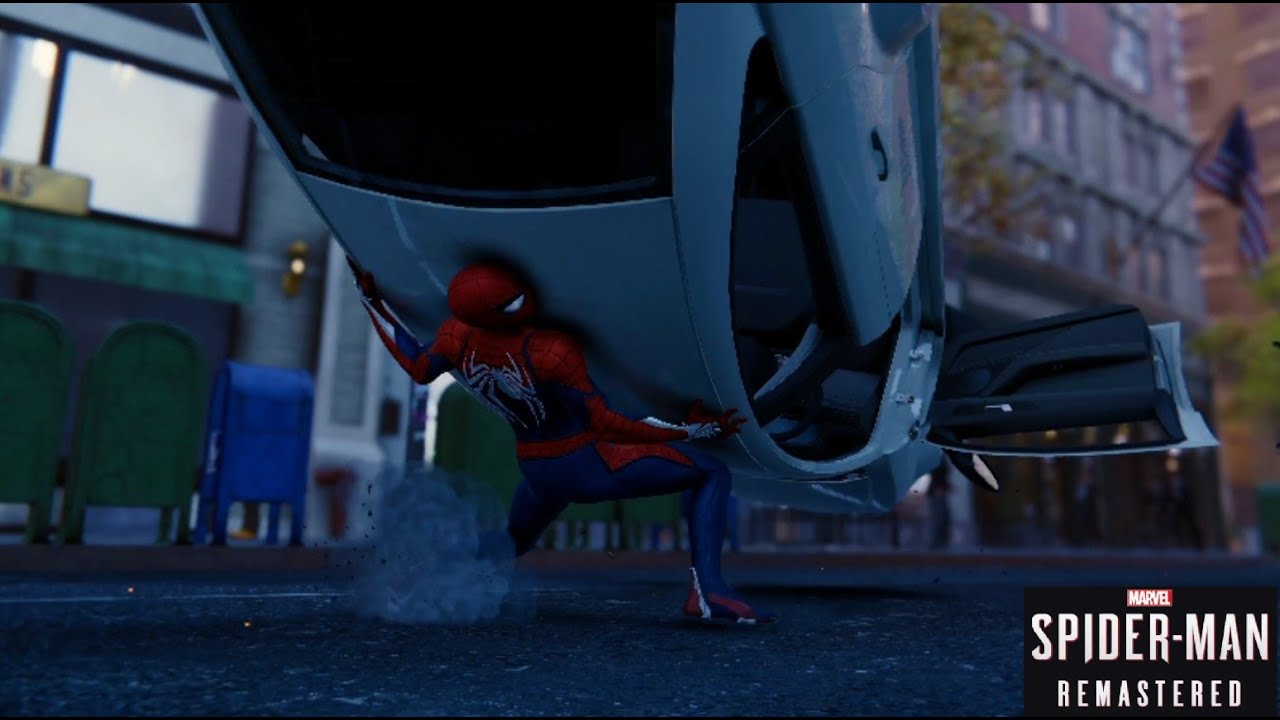 Предотвращение преступлений, поиск рюкзаков и ремонт передатчиков (Marvel's Spider-Man Remastered)