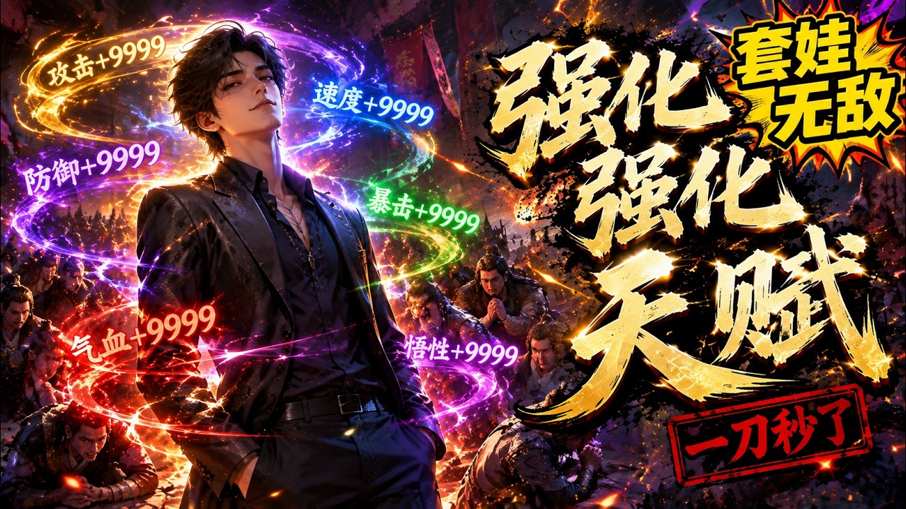 都说强化天赋弱？他直接套娃强化「强化天赋」本身💥一刀秒了算什么，俄罗斯套娃无敌流谁懂《强化天赋弱？我直接强化强化天赋》全集解说⌛️爽文一口气看完
