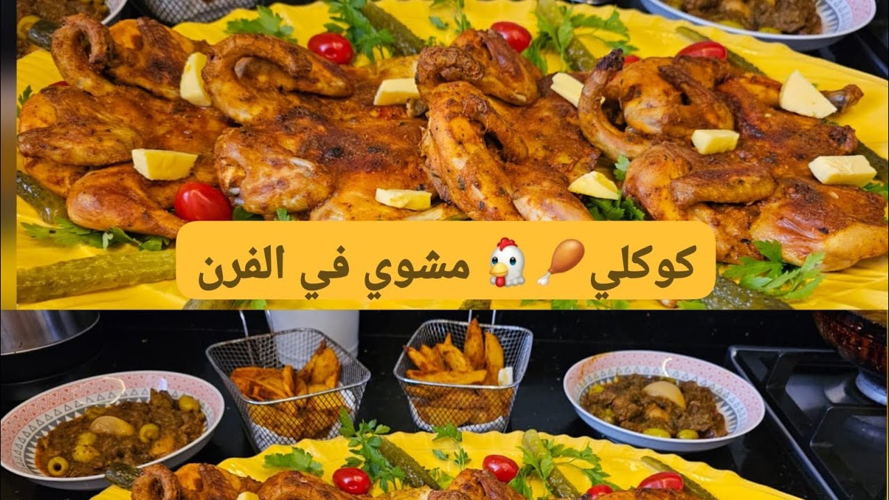 كوكل مشوي في الفرن بتثبيلة رائع جدا تاكلي صديقاتك موراه
