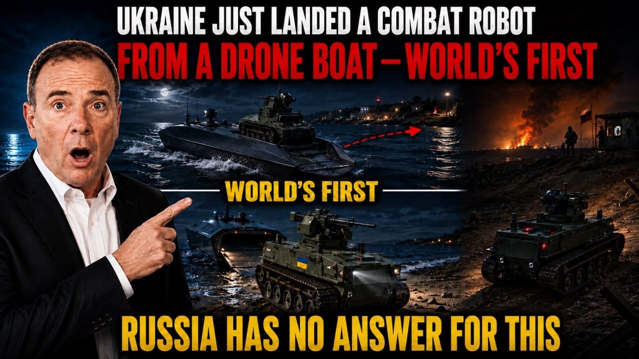 Ukraine Just Landed a Combat Robot on Russian Soil &mdash; From a Drone Boat | Ben Hodges