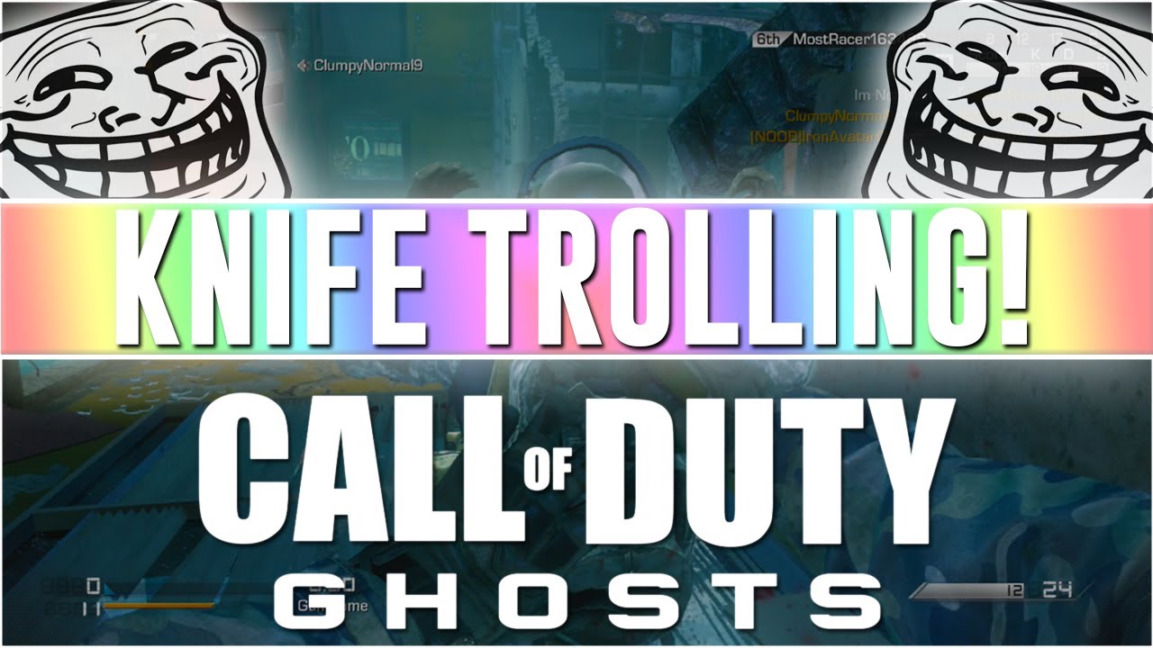 Gun Game Knife Trolling! (Call of Duty Ghosts Funny Reactions)