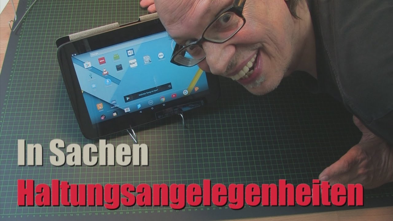Tablet-Halter selber bauen 1 - einzigartig - einfacher geht nicht - DIY