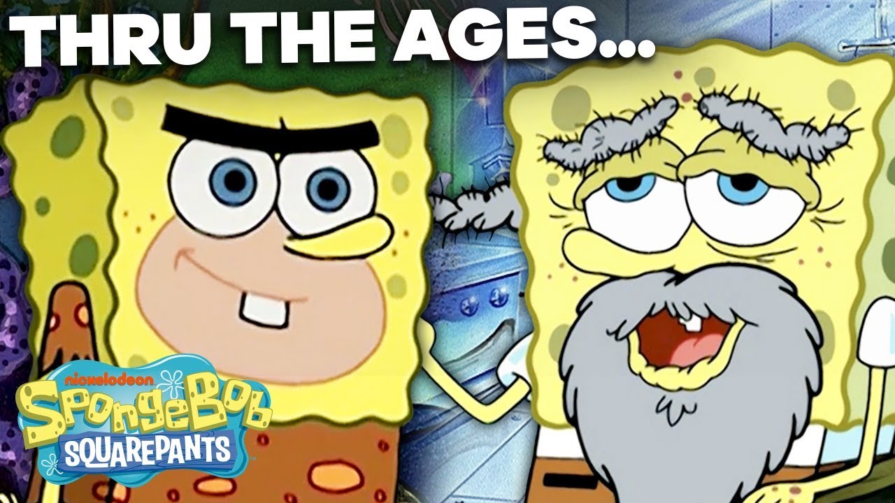 SpongeBob Through the Ages! ⏰ From SpongeGar to SB-129