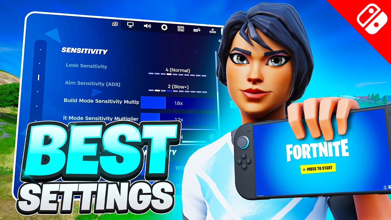 *ОБНОВЛЕННЫЕ* ЛУЧШИЕ НАСТРОЙКИ для Nintendo Switch + Гайд по чувствительности! (Обзор настроек Fo...