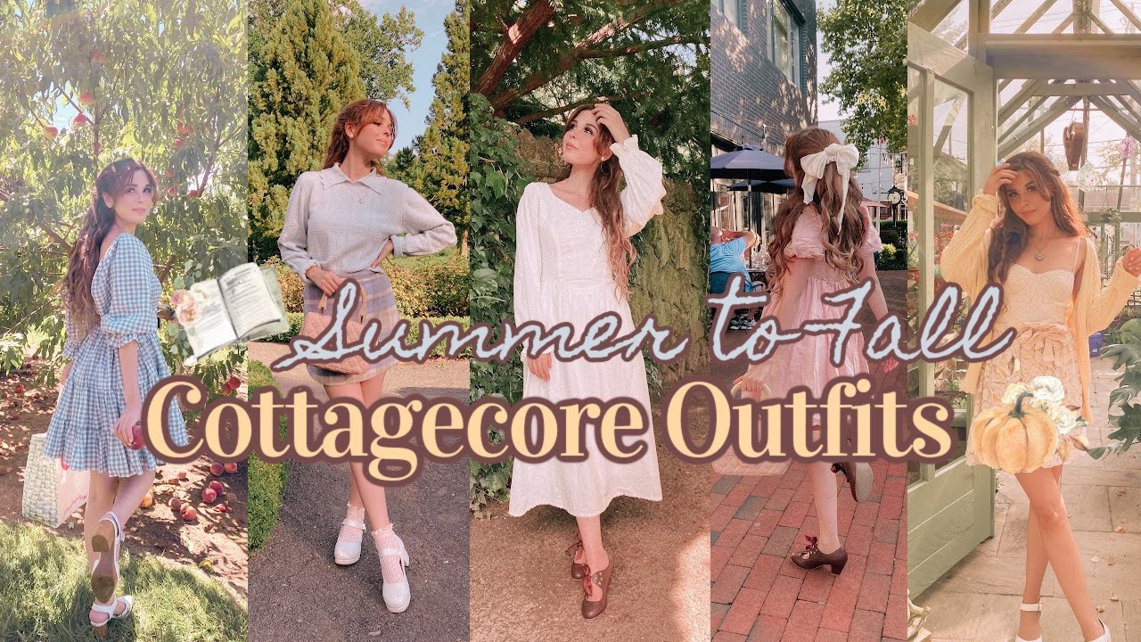 Summer to Fall Transitional Outfit Ideas (Pre-Fall Cottagecore Fashion 2021)