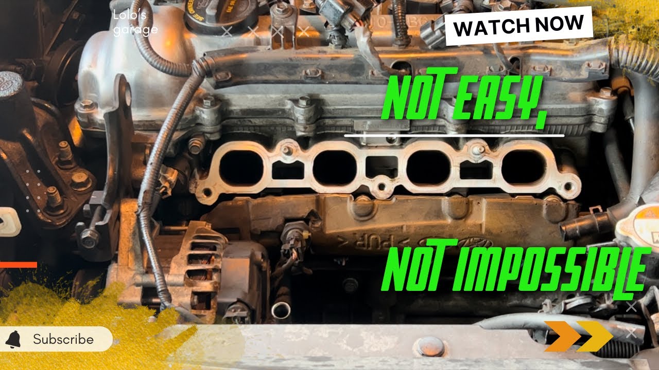 kia rio 2012-17 1.6L ,intake manifold and throttle gaskets replacement & valve decarbonization