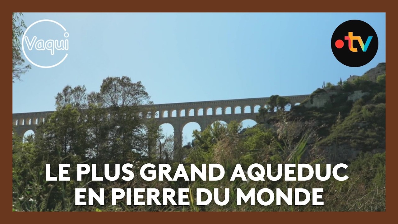 Roquefavour le plus grand aqueduc en pierre du monde