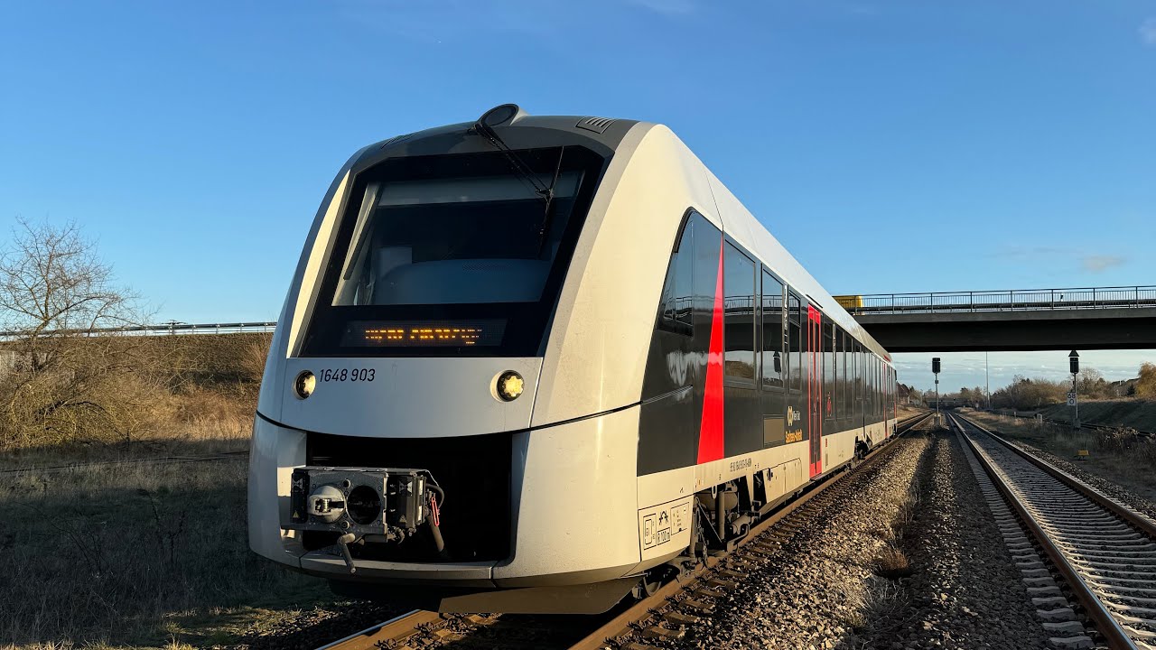 Führerstandsmitfahrt Halberstadt (Hbf) - Aschersleben - Halle (Saale) Hbf