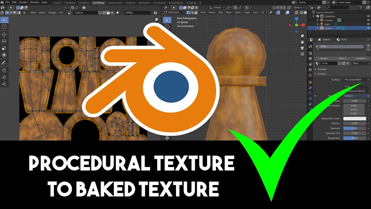 39 - Bake textures en Blender