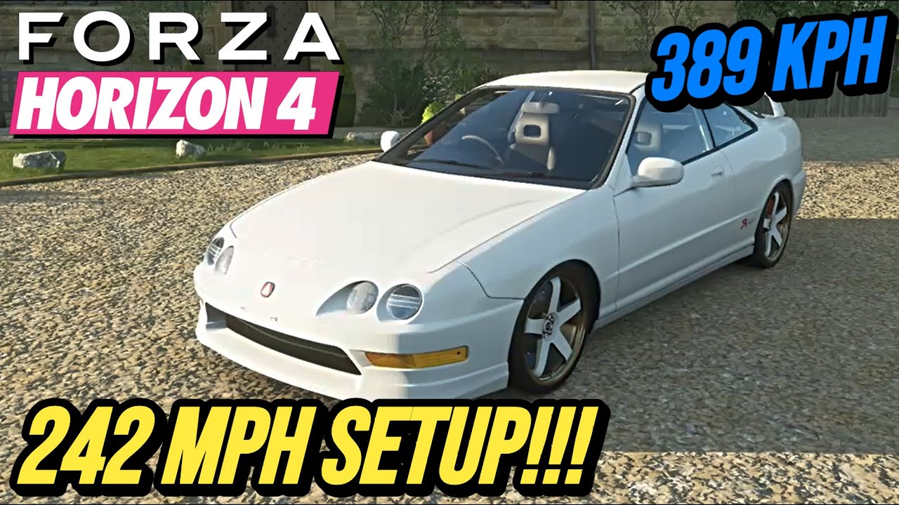 FORZA HORIZON 4 - 242 MPH Acura Integra DC2 Type R Setup!