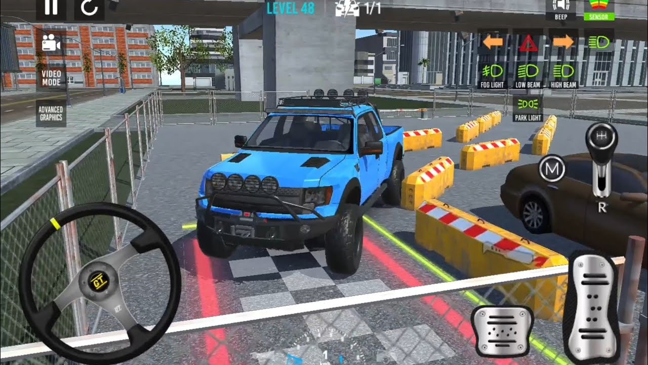 New 4x4 Monster Truck Ramps Parking Multi-Levels 48-49 Car Game Android Gameplay 