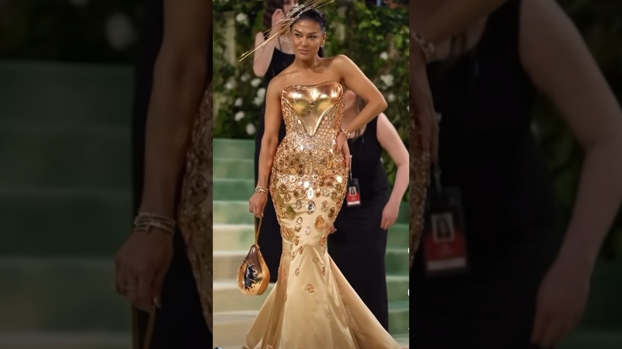 Sabrina Harrison in Chris Habana Met Gala 2024 #sabinaharrison #chrishabana #metgala2024 #shorts