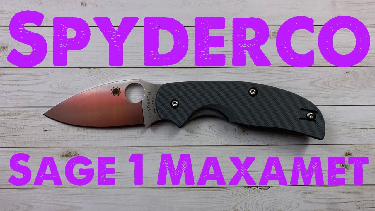 Spyderco Sage 1 Maxamet - EDC Perfection???