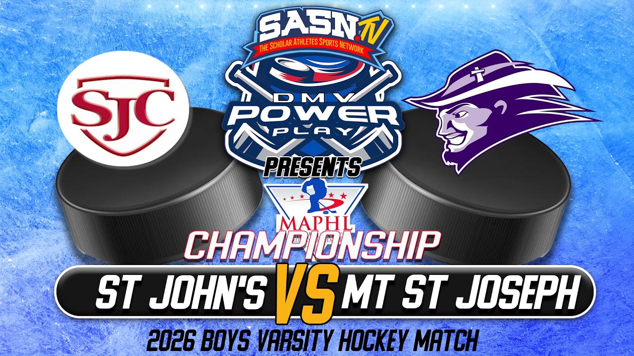 St John's Cadets vs Mt Saint Joseph Gaels | MAPHL Championship Highlights  | DMV Power Play