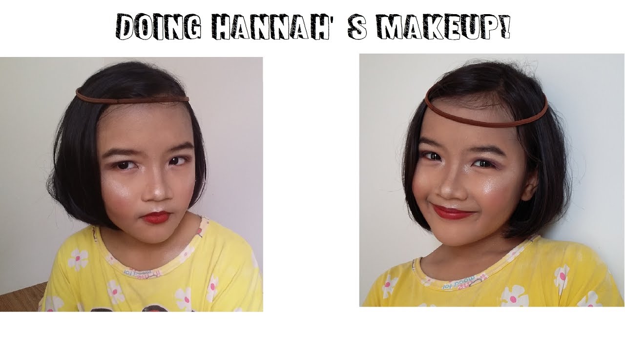 Makeup using only fingers! w/ Hannah