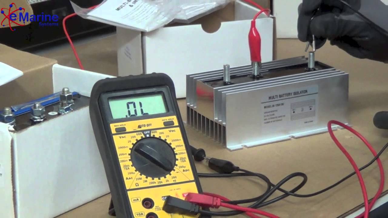 How To Test A Battery Isolator - e Marine Systems
