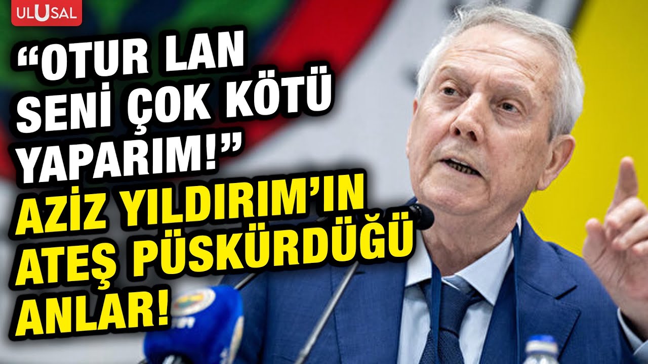 Fenerbah&ccedil;e'de olaylı divan! Aziz Yıldırım'ın &ouml;fkelendiği anlar kameralara b&ouml;yle yansıdı!