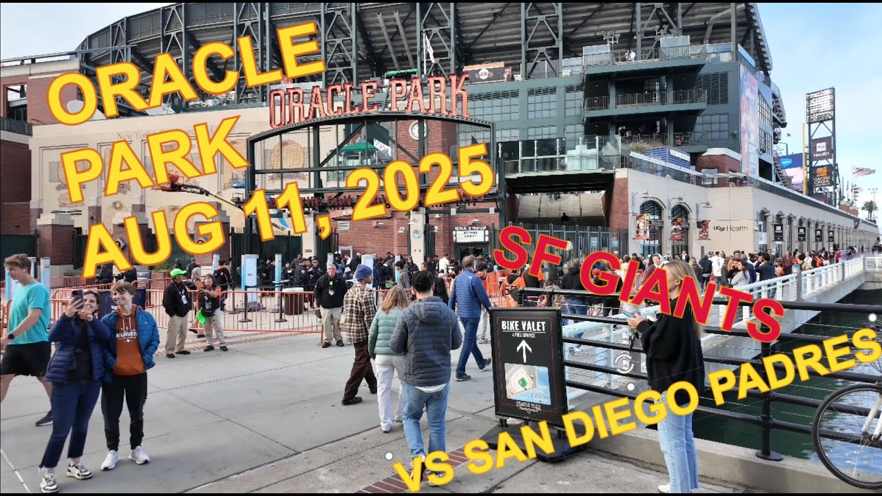 Padres vs. Giants (8/11/25) | Oracle Park Stadium Tour