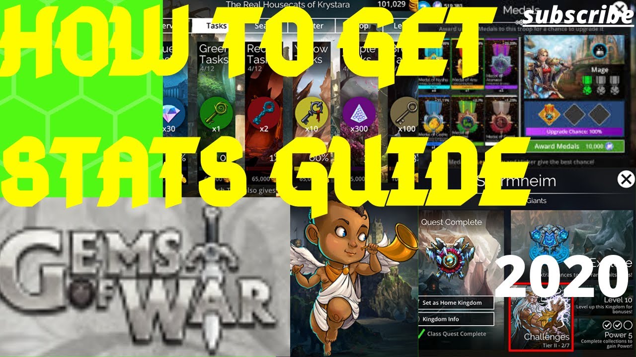 How to get higher stats in Gems of War? | GEMS OF WAR SKILL GUIDE | my troop do X dmg & you do Y? Y?