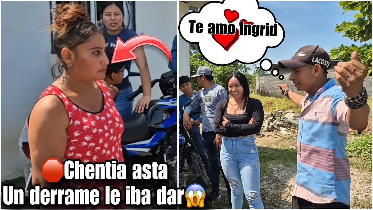 Trucha enfrente de chentia grita que ama a Ingrid 😱￼