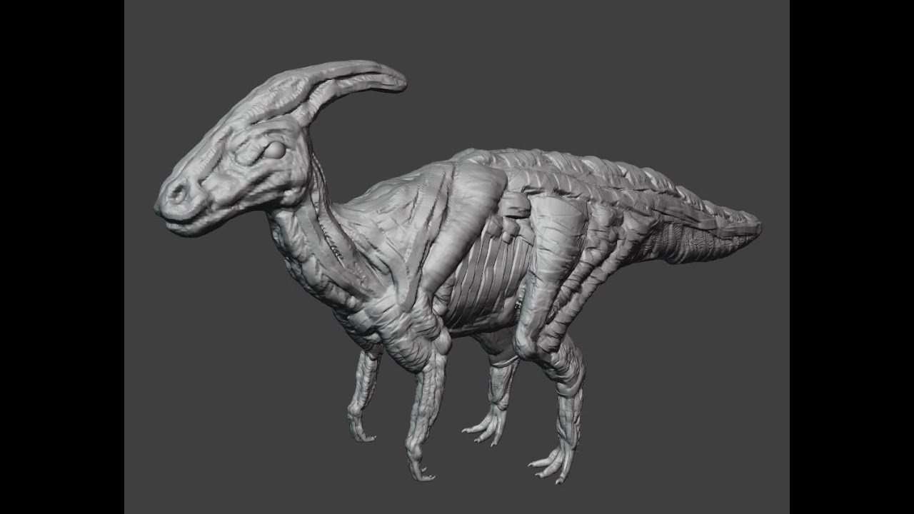 Blender - Daily Art Study 13, 1 hour sculpt Time-lapse
