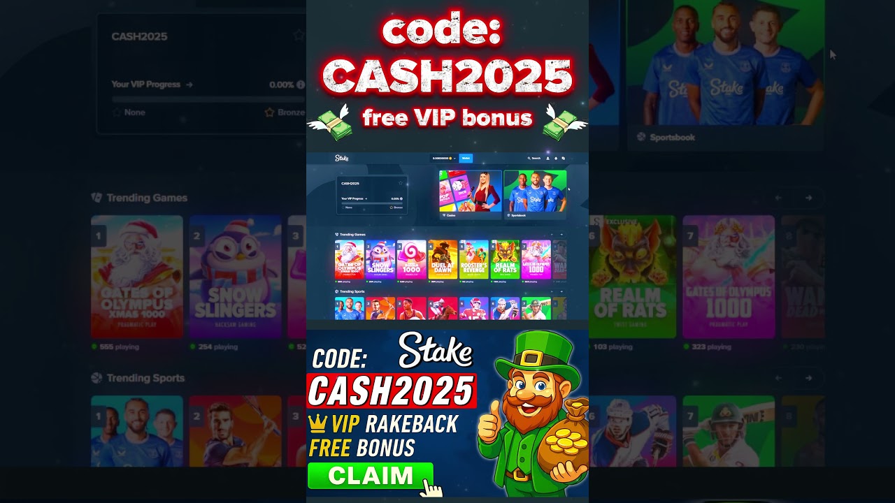 Claim FREE CASH2025 Stake Promo Code – VIP Welcome Entry