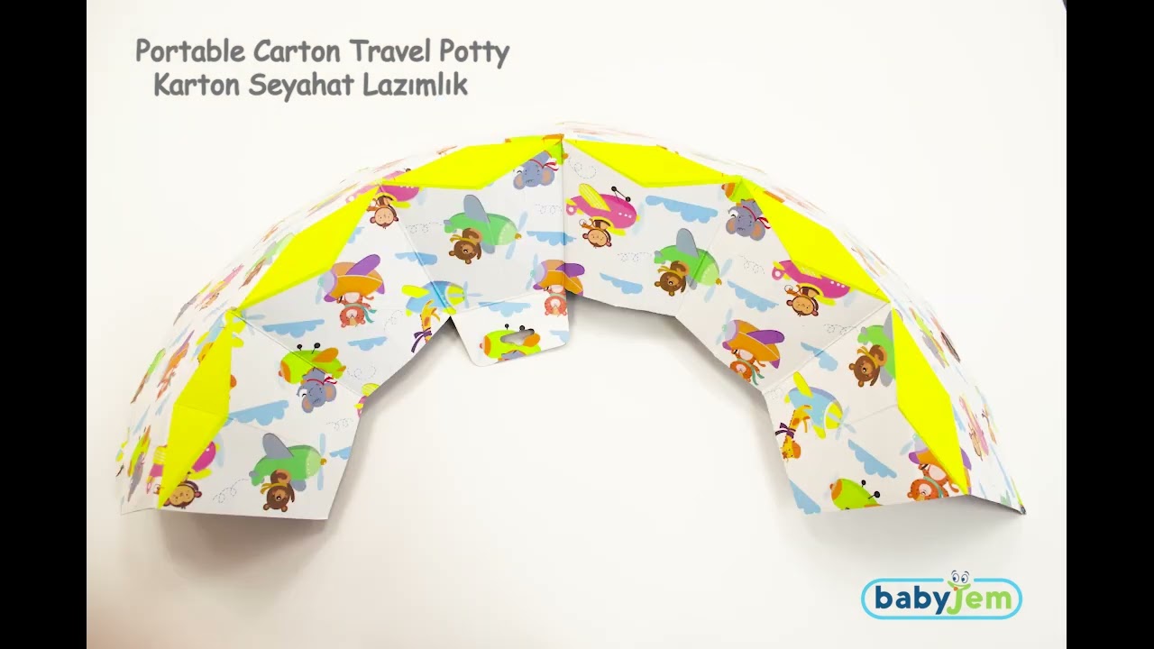 Olita pliabila/portabila pentru calatorie BabyJem Carton Travel Potty