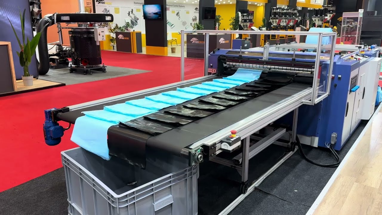 BSF-1200 FLYING KNIFE BOTTOM WELD BAG MAKING MACHINE UP TO 150 BAGS/MNT AT PLAST EURASIA 2024