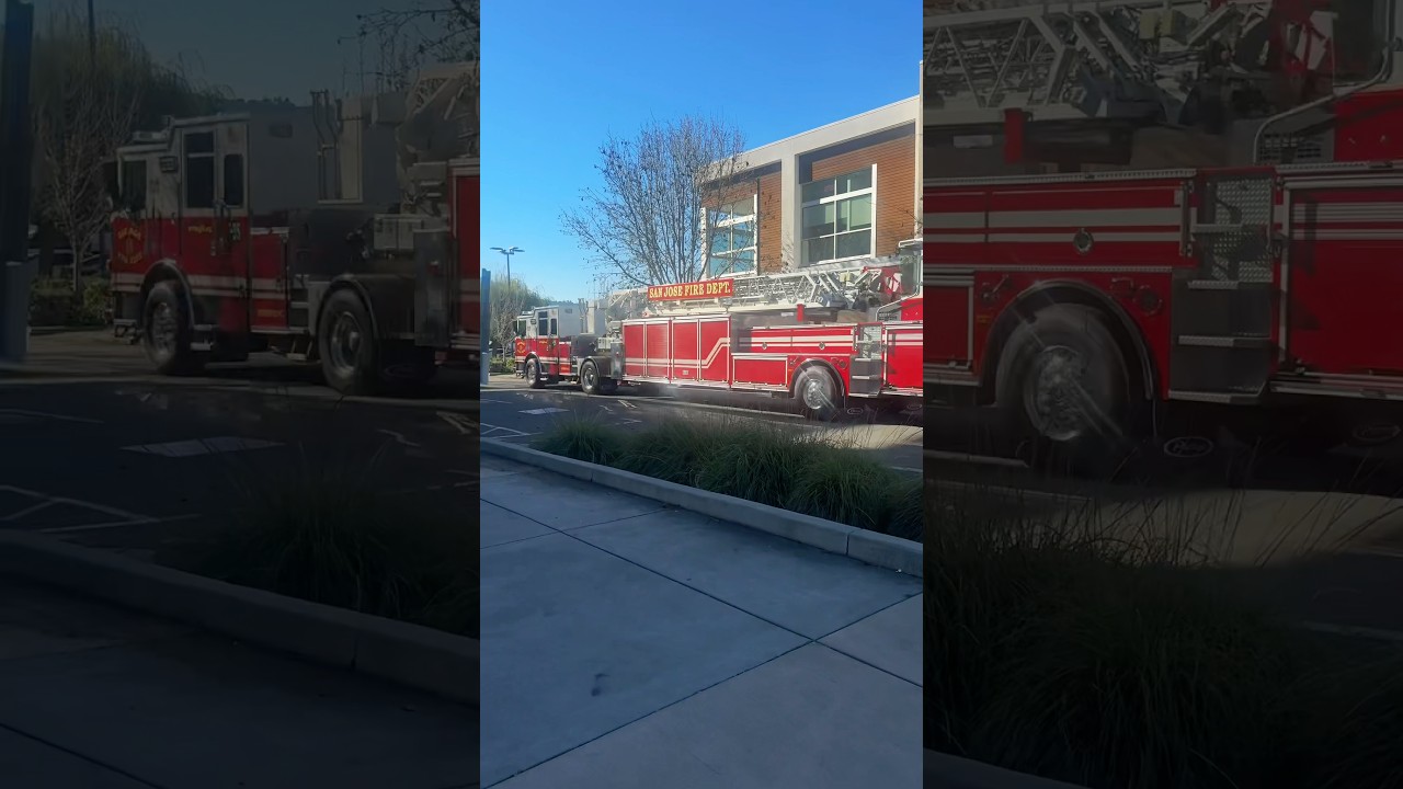 One of the longest Fire Trucks. Two drivers 