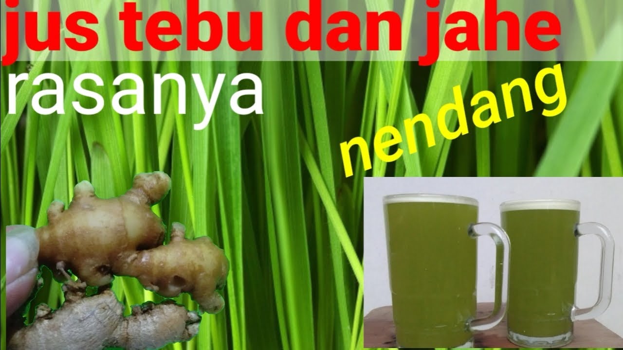 jus tebu dan jahe yang enak